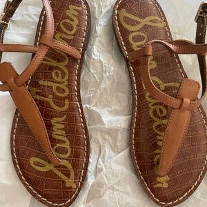 Sam Edelman Brown Leather Sandals Casual Summer